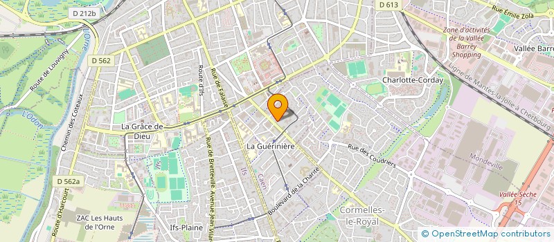 localisation de l'entreprise ASS HABITANTS QUARTIER DES CORMORANS à CAEN