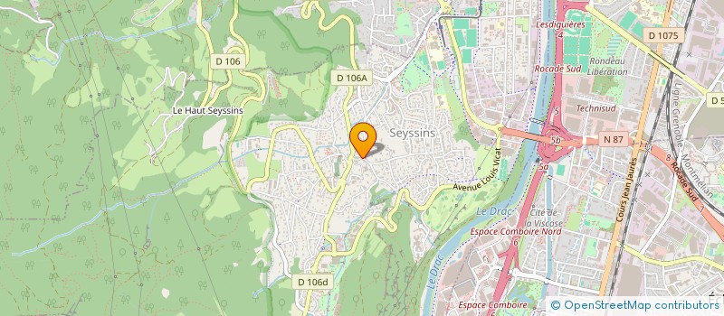 localisation de l'entreprise ASS  HABITANTS VIEUX VILLAGE DE SEYSSINS à SEYSSINS