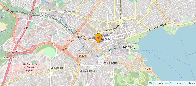 localisation de l'entreprise ASS HABITAT ET HUMANISME HAUTE SAVOIE à ANNECY