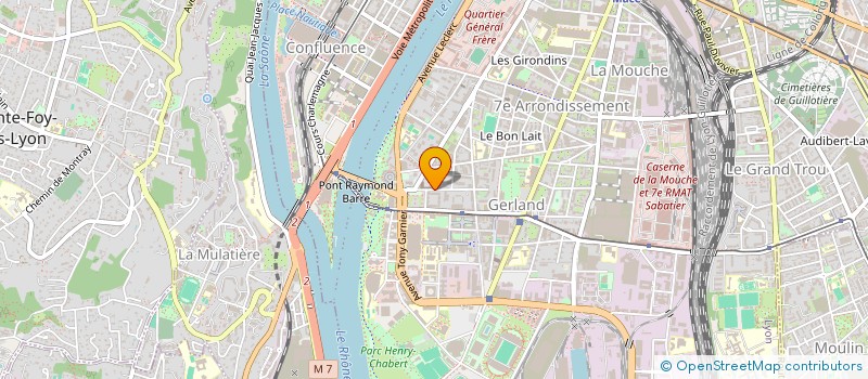 localisation de l'entreprise ASS.HABITAT HUMANISME RHONE à LYON