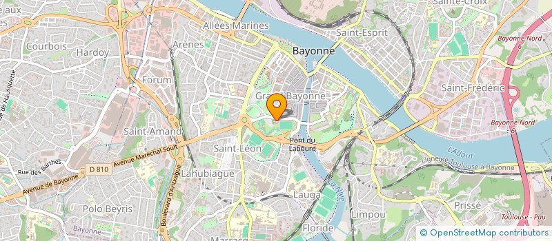 localisation de l'entreprise ASS HAIZ'EGOA à BAYONNE