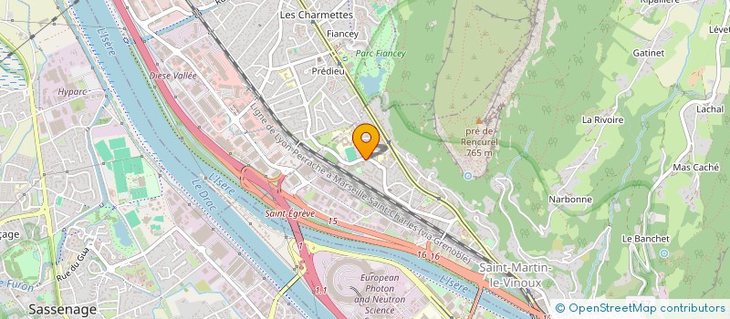 localisation de l'entreprise ASS HALTE GARDERIE à SAINT-MARTIN-LE-VINOUX