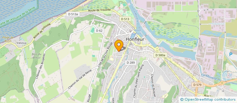localisation de l'entreprise ASS HALTE GARDERIE PETITS MOUSSAILLONS à HONFLEUR