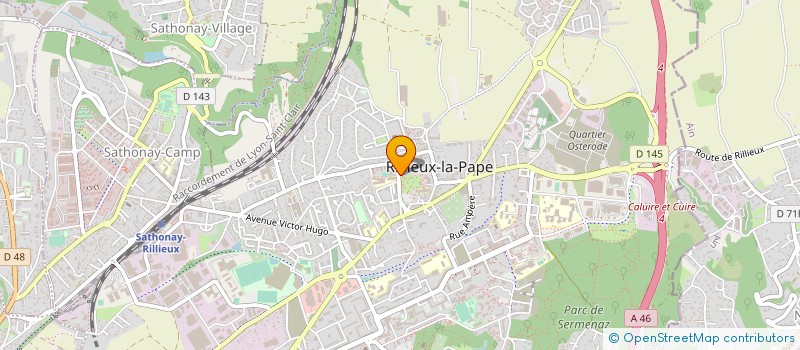 localisation de l'entreprise ASS HARMONIE ECOLE MUSIQUE L'ALOUETTE  RILLIEUX-LA-PAPE