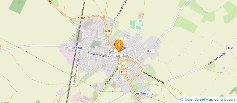 localisation de l'entreprise ASS HARMONIE MUNICIPALE à BOHAIN-EN-VERMANDOIS