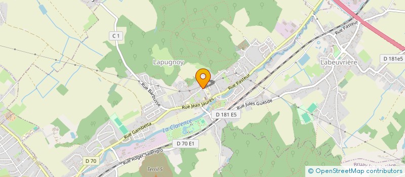 localisation de l'entreprise ASS HARMONIE MUNICIPALE LES TRAVAILLEURS à LABEUVRIERE