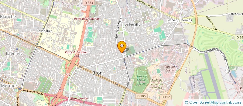 localisation de l'entreprise ASS HARMONIQUES à BRON
