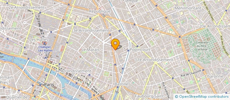 localisation de l'entreprise ASS HASHOLOM VE HATSEDEK  PARIS