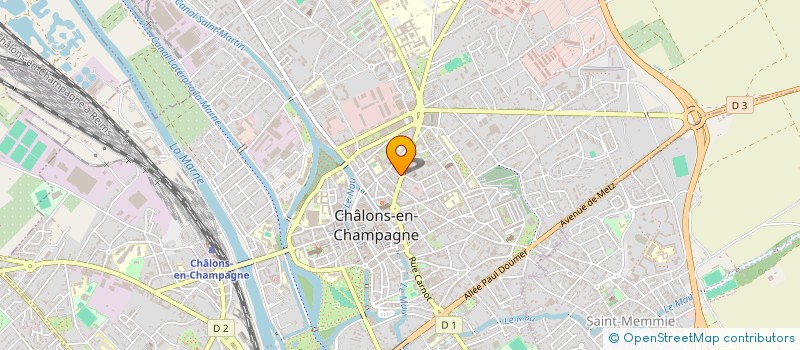 localisation de l'entreprise ASS HAUMESSER-TRAVERSE à CHALONS-EN-CHAMPAGNE