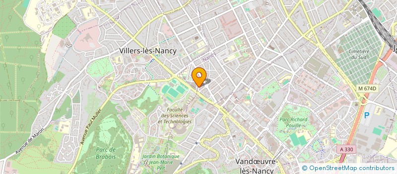 localisation de l'entreprise ASS HAUSSONVILLE AVENIR NOUVEL HORIZON  NANCY