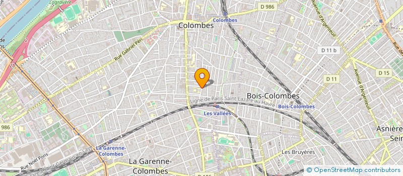 localisation de l'entreprise ASS HAUT DE ROCHE à COLOMBES