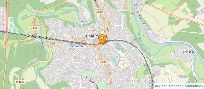 localisation de l'entreprise ASS HAUT MARNAISE POUR LES IMMIGRES à CHAUMONT