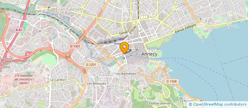 localisation de l'entreprise ASS HAUTE SAVOIE ALZHEIMER à ANNECY