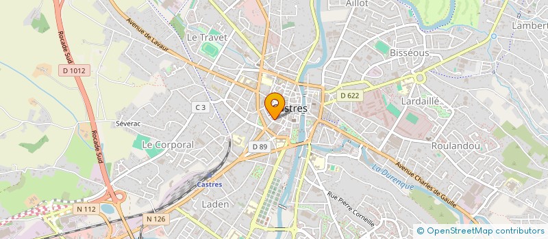 localisation de l'entreprise ASS HAUTEURS ET LATITUDES à CASTRES