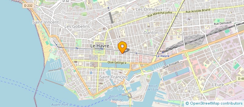 localisation de l'entreprise ASS HAVRAISE ACCUEIL MEDIATION INSERTION à LE HAVRE