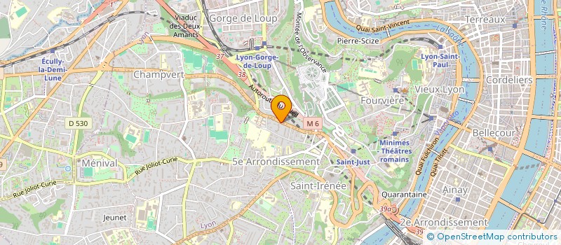 localisation de l'entreprise ASS.HCM à LYON
