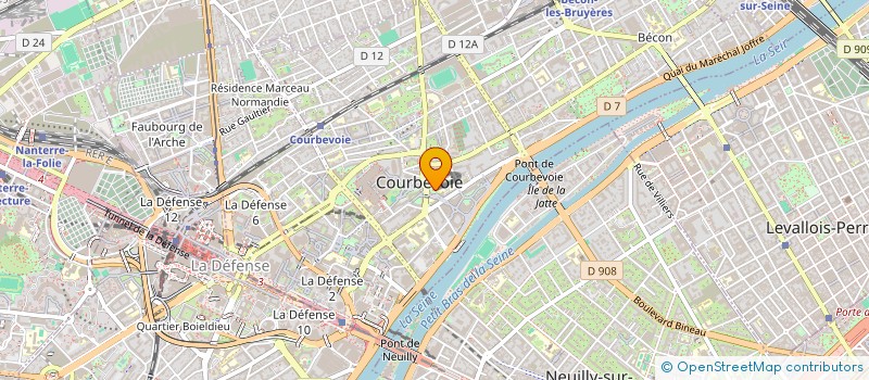 localisation de l'entreprise ASS HDS ANC COMB FR EVADE & INTERN ESP à COURBEVOIE
