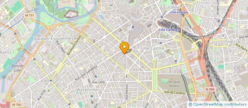 localisation de l'entreprise ASS HEBERGEMENT FONCTION POSTE TELECOM à LILLE