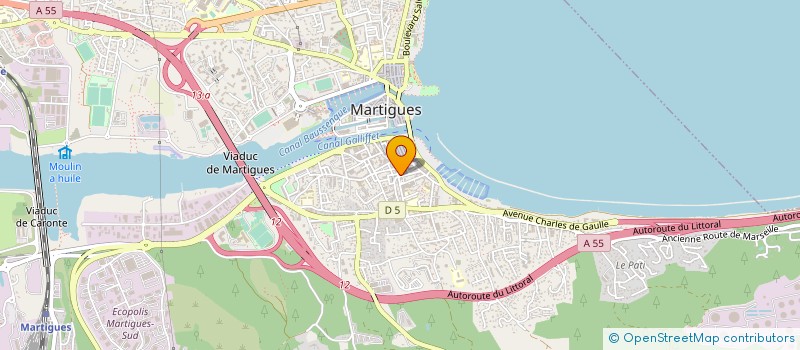 localisation de l'entreprise ASS HELICOPTERES ET COURSE AU LARGE à MARTIGUES