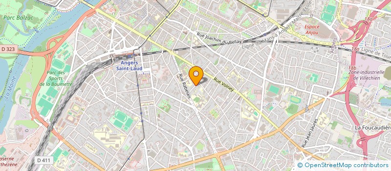 localisation de l'entreprise ASS HELIOS à ANGERS