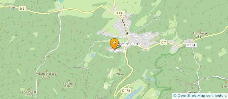 localisation de l'entreprise ASS HERALDIQUE ET SIGILLOGRAPHIE ALSACE à LA PETITE-PIERRE