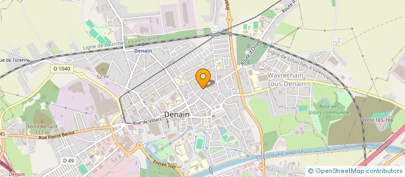 localisation de l'entreprise ASS HERMES DIFFUSION  DENAIN