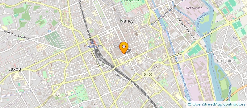 localisation de l'entreprise ASS HIP HOP GROOVE UNDERGROUND  NANCY