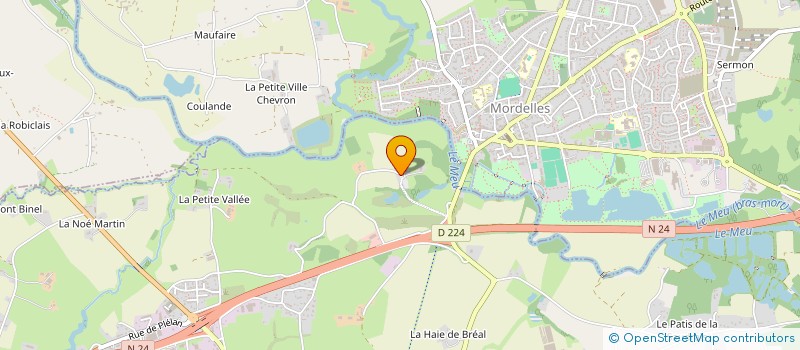 localisation de l'entreprise ASS HIPPIQUE DE LA HAUTE FORET à BREAL-SOUS-MONTFORT
