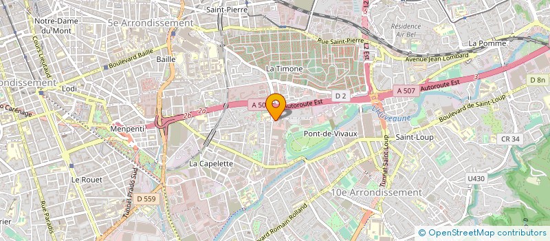 localisation de l'entreprise ASS HIPPIQUE SUD EST à MARSEILLE