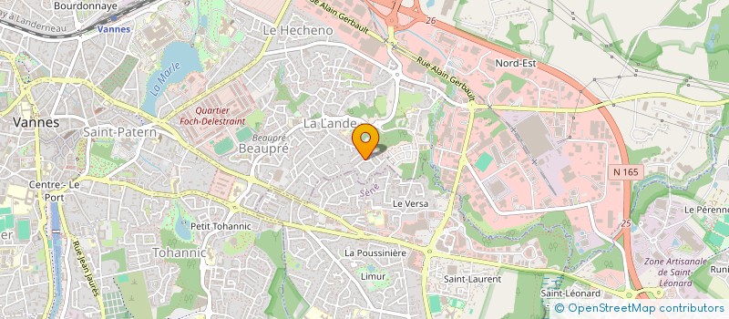 localisation de l'entreprise ASS HISTOIRE D ETRE ET HISTOIRES D ETRES à VANNES
