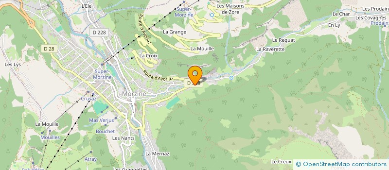 localisation de l'entreprise ASS HISTOIRE ET PATRIMOINE DE MORZINE à MORZINE