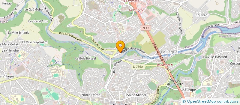 localisation de l'entreprise ASS HORTICULTURE ET ART FLORAL DE PLERIN  PLERIN