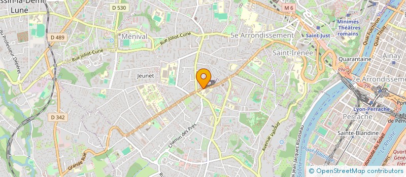 localisation de l'entreprise ASS HOSPITALIERE ST CAMILLE à LYON