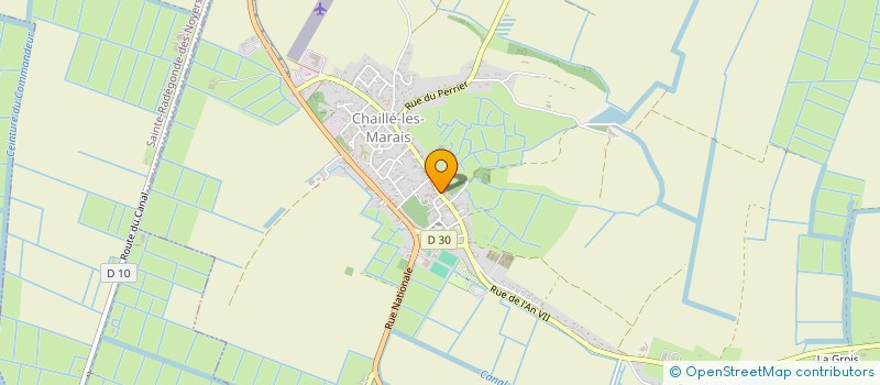 localisation de l'entreprise ASS HOSPITALITE STE THERESE DE LISIEUX  CHAILLE-LES-MARAIS