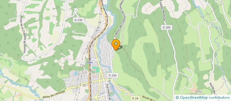 localisation de l'entreprise ASS HUMANITAIRE BASCO BEARNAISE à GAN