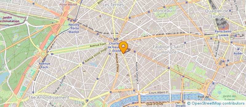 localisation de l'entreprise ASS  I C H C A  PARIS