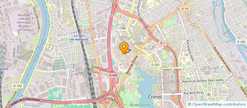 localisation de l'entreprise ASS ICORUS à CRETEIL