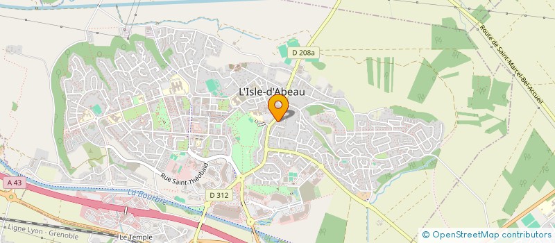localisation de l'entreprise ASS IDA 8 POOL à L'ISLE-D'ABEAU