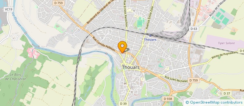 localisation de l'entreprise ASS IFFOC à THOUARS