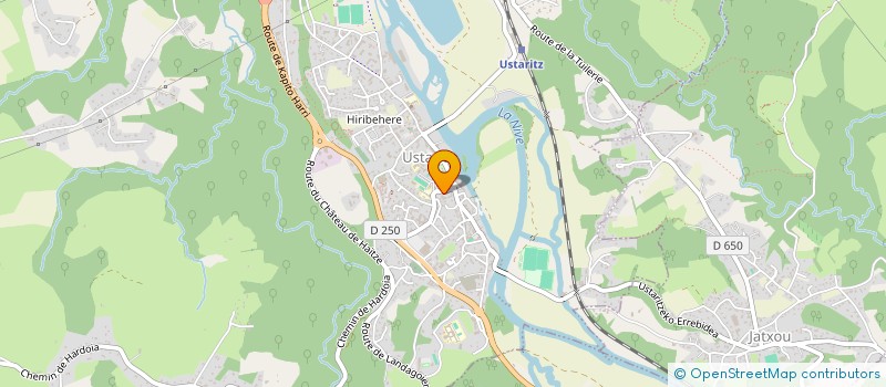 localisation de l'entreprise ASS IKAS CENTRE PEDAGOGIQUE BASQUE  USTARITZ