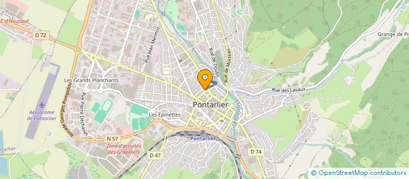 localisation de l'entreprise ASS IKOPA-AFM à PONTARLIER