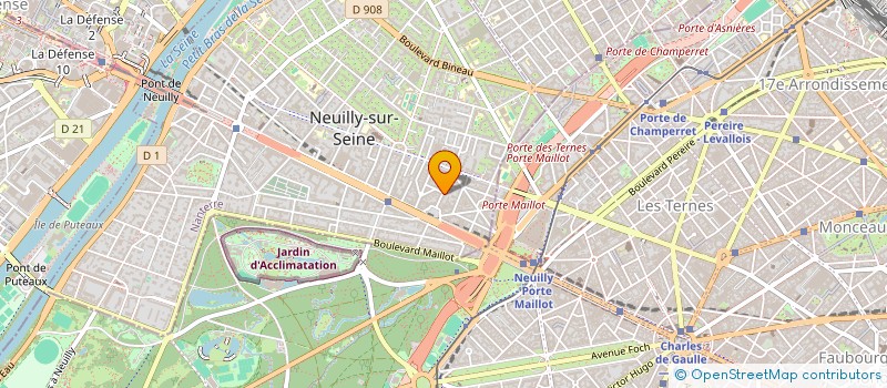 localisation de l'entreprise ASS ILE BOUCHARD à NEUILLY-SUR-SEINE