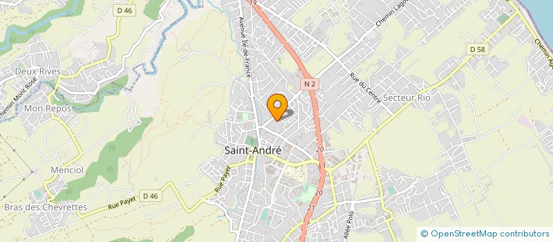 localisation de l'entreprise ASS ILOT DE LA GARE à SAINT-ANDRE