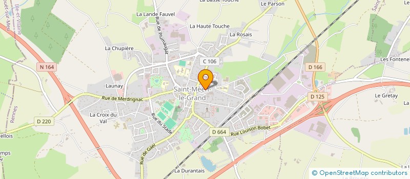 localisation de l'entreprise ASS IM RUE DE LA CHAPELLE ST MEEN  SAINT-MEEN-LE-GRAND