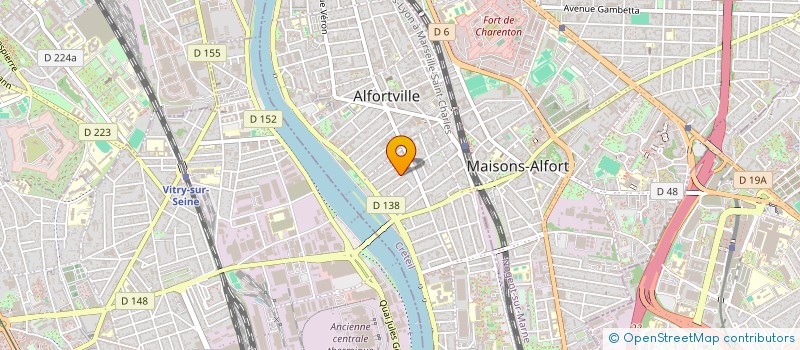 localisation de l'entreprise ASS IMACTION à ALFORTVILLE