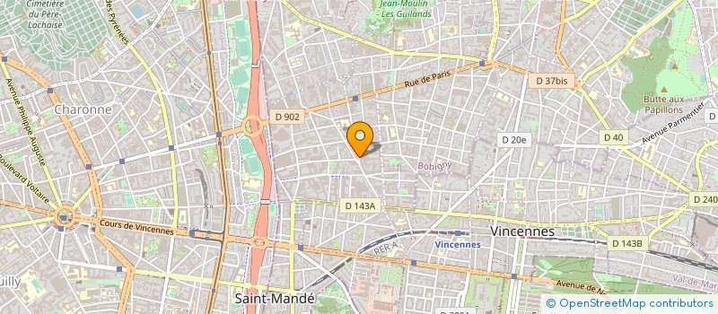 localisation de l'entreprise ASS IMAGES FUTURES à MONTREUIL