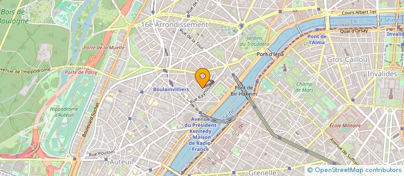 localisation de l'entreprise ASS IMM DE LA RUCHE NICOLO à PARIS