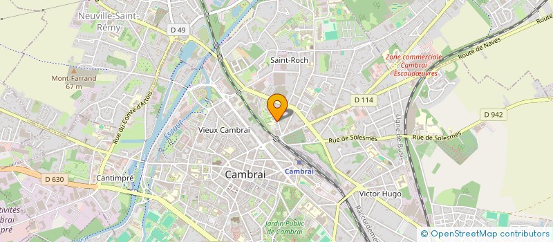 localisation de l'entreprise ASS  IMMOBILIERE CAMBRESIENNE  CAMBRAI