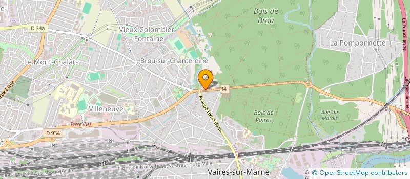 localisation de l'entreprise ASS  IMMOBILIERE D'ANDECY  BROU-SUR-CHANTEREINE