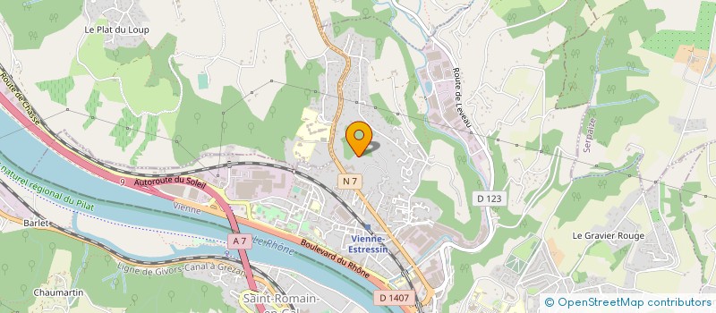 localisation de l'entreprise ASS  IMMOBILIERE DE BON ACCUEIL à VIENNE